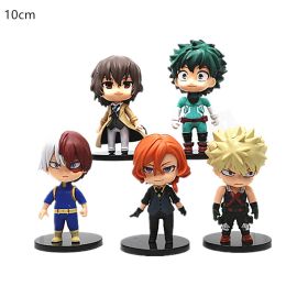 My Hero Academia Heroic Age Anime Dolls Boku No Hero Academia Himiko Toga Todoroki Shouto Bakugou Action Figure Toys (Color: 5pcs)