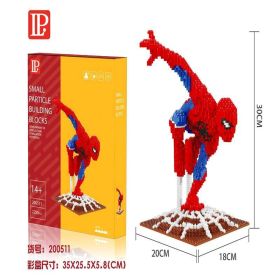 Disney 26styles Stitch Spiderman Blocks Blocks Building Toys Cartoon Anime Characters Teaching Children's Toy Legoeing (Color: JM200511)