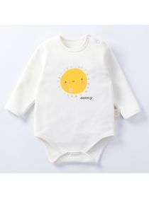 Fleece Thickened Baby Jumpsuit for Autumn and Winter Warmth (size: 73cm)