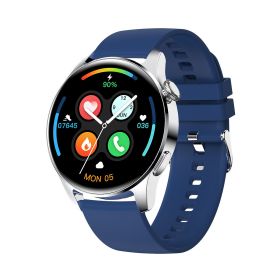 I29 smart bracelet Heart rate Blood pressure Blood oxygen Music playback Photoshop Bluetooth call watch (colour: blue)