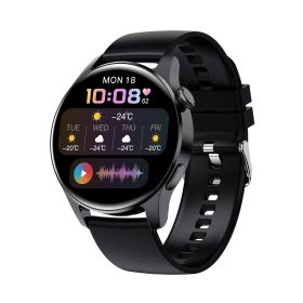 I29 smart bracelet Heart rate Blood pressure Blood oxygen Music playback Photoshop Bluetooth call watch (colour: black)