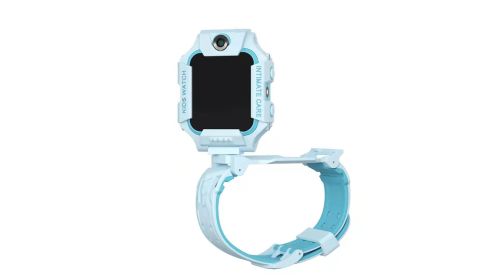 Children's telephone watch; double camera talent; six generations of students; clamshell; intelligent touch; photography; positioning (colour: Setracker2-APP English Ice Snow Blue)