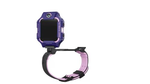 Children's telephone watch; double camera talent; six generations of students; clamshell; intelligent touch; photography; positioning (colour: Setracker2-APP English Deep Space Purple+Flap+Dual Camera)