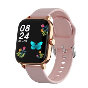 i13 smart watch Fashion 1.69 large screen Da fit Bluetooth call message/phone push (colour: golden)