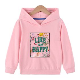 Baby Floral And Slogan Print Pattern Soft Cotton Hoodies (Size/Age: 100 (2-3Y))