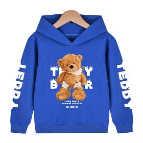 Baby Boy Slogan And Bear Print Pattern Long Sleeve Hoodie With Hat (Size/Age: 90 (12-24M))