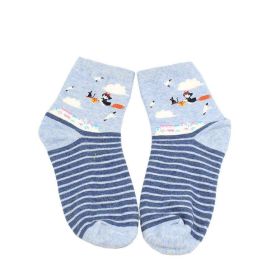 CHAOZHU japanese classic Hayao Miyazaki comic xmas gift birthday girls women cartoon socks My Neighbor Totoro/Spirited Away (Color: Blue)