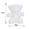 1Pc Polystyrene Styrofoam Foam Heart Rose Bear Crafts For Birthday Party DIY Decoration Wedding Valentines Day Gift