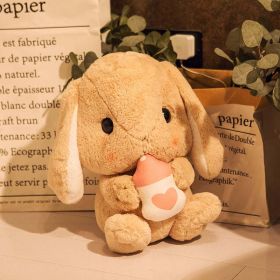 43cm Cute Stuffed Rabbit Plush Toy Soft Toys cushion Bunny Kid Pillow Doll Birthday Gifts for Children Baby Accompany Sleep Toy (Height: 32cm)