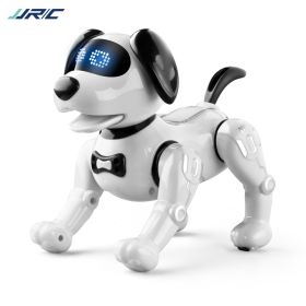 Plastic Charging Touch Intelligent Robot Dog (Color: White)