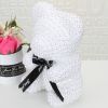 Valentines Day Gift Pearl Rose Teddy Bear Rose Flower Artificial Party Wedding Decoration Christmas Gifts Women Valentines Gift