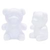 1Pc Polystyrene Styrofoam Foam Heart Rose Bear Crafts For Birthday Party DIY Decoration Wedding Valentines Day Gift