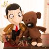 Fun Mr Bean Teddy Bear Comedy Cartoon Stuffed Plush Toys Adorable Movie Figure Cute Brown Animals Dolls Soft For Children Gifts