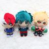 My Hero Academia Mascot Plush Pendant with Keychain Todoroki Shoto Bakugou Katsuki Midoriya Izuku Small Soft Dolls Gift 6&quot;15 cm