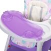 Multipurpose Adjustable Highchair,Children's dining chair for Baby Toddler Dinning Table with Feeding Tray and 5-Point Safety Buckle XH