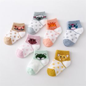 Children's Cute Cartoon Cotton Socks (Option: Tiny Spot-S)