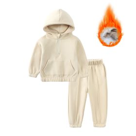 Children's Fall Winter Fashionable Sweater Leisure Sports Two-piece Set (Option: Picture 2-100cm)